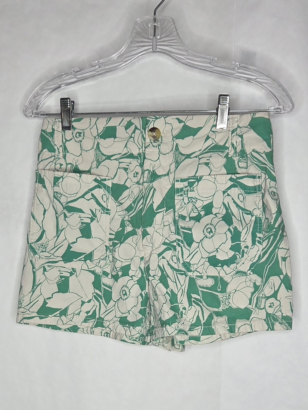 Anthropologie Maeve Colette High-Rise Shorts in Magic Fabric